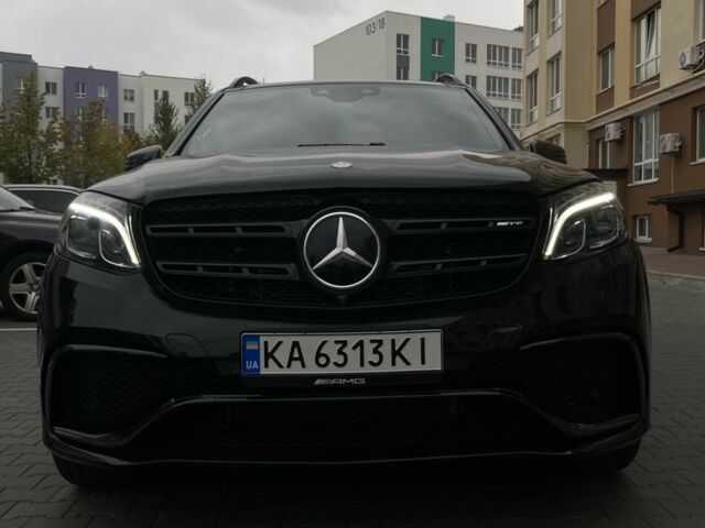 Чорний Мерседес ГЛС 63, об'ємом двигуна 5.5 л та пробігом 107 тис. км за 39000 $, фото 1 на Automoto.ua
