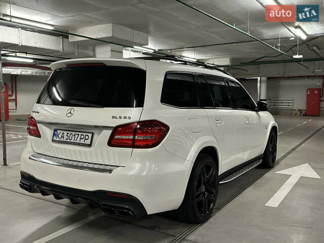 Мерседес ГЛС-Класс 2016 у Києві на Automoto.ua Білий Мерседес ГЛС-Класс, об'ємом двигуна 5.46 л та пробігом 165 тис. км за 43000 $, фото 9 на Automoto.ua
