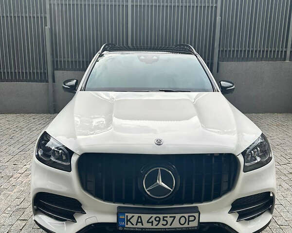 Белый Мерседес ГЛС-Класс, объемом двигателя 3.98 л и пробегом 108 тыс. км за 89000 $, фото 1 на Automoto.ua