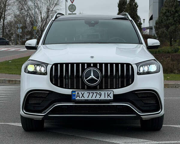 Белый Мерседес ГЛС-Класс, объемом двигателя 3 л и пробегом 103 тыс. км за 77900 $, фото 1 на Automoto.ua