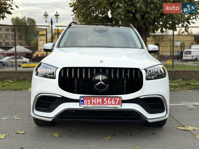 Мерседес ГЛС-Класс 2021 у Києві на Automoto.ua Білий Мерседес ГЛС-Класс, об'ємом двигуна 3 л та пробігом 136 тис. км за 64000 $, фото 3 на Automoto.ua