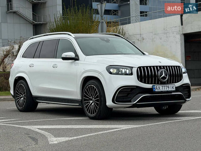 Белый Мерседес ГЛС-Класс, объемом двигателя 3 л и пробегом 103 тыс. км за 77900 $, фото 2 на Automoto.ua