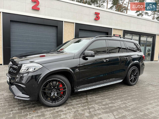 Черный Мерседес ГЛС-Класс, объемом двигателя 5.46 л и пробегом 117 тыс. км за 51555 $, фото 1 на Automoto.ua