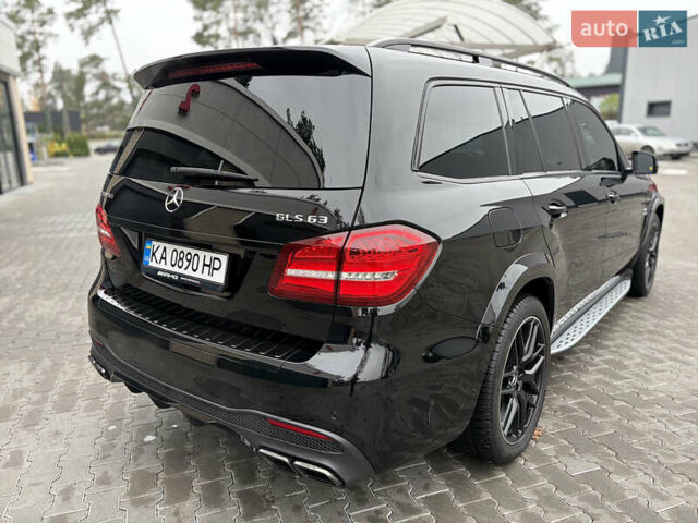 Черный Мерседес ГЛС-Класс, объемом двигателя 5.46 л и пробегом 117 тыс. км за 51555 $, фото 4 на Automoto.ua
