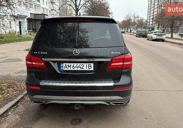 Черный Мерседес ГЛС-Класс, объемом двигателя 3 л и пробегом 235 тыс. км за 29000 $, фото 1 на Automoto.ua