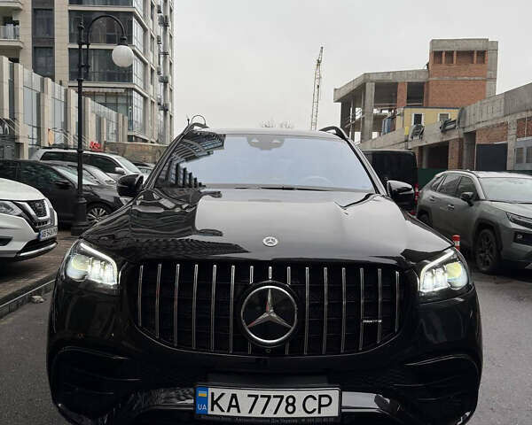 Черный Мерседес ГЛС-Класс, объемом двигателя 3.98 л и пробегом 74 тыс. км за 102900 $, фото 1 на Automoto.ua