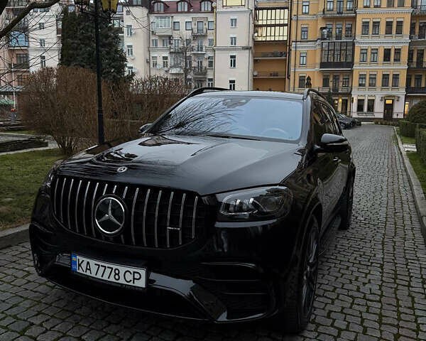 Черный Мерседес ГЛС-Класс, объемом двигателя 3.98 л и пробегом 74 тыс. км за 102900 $, фото 7 на Automoto.ua