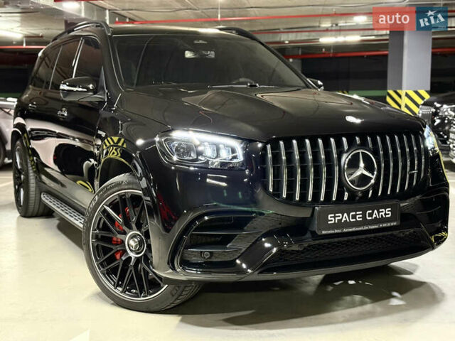 Черный Мерседес ГЛС-Класс, объемом двигателя 3.98 л и пробегом 14 тыс. км за 209900 $, фото 2 на Automoto.ua