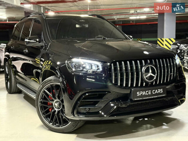 Черный Мерседес ГЛС-Класс, объемом двигателя 3.98 л и пробегом 14 тыс. км за 209900 $, фото 1 на Automoto.ua