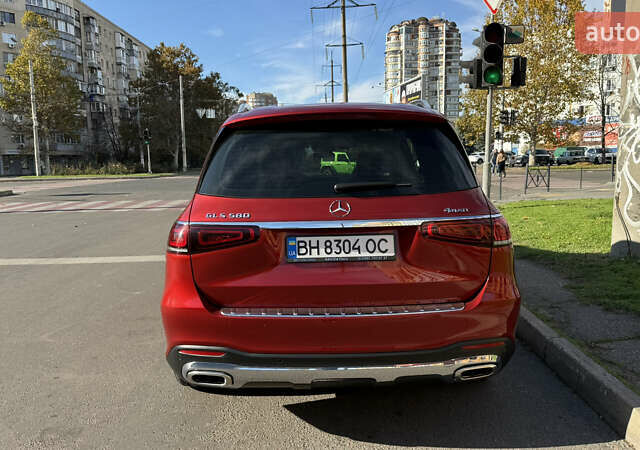 Красный Мерседес ГЛС-Класс, объемом двигателя 3.98 л и пробегом 83 тыс. км за 80000 $, фото 4 на Automoto.ua