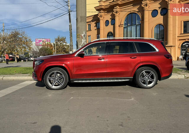 Красный Мерседес ГЛС-Класс, объемом двигателя 3.98 л и пробегом 83 тыс. км за 80000 $, фото 2 на Automoto.ua