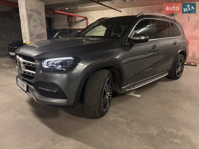 Серый Мерседес ГЛС-Класс, объемом двигателя 3 л и пробегом 77 тыс. км за 55555 $, фото 1 на Automoto.ua