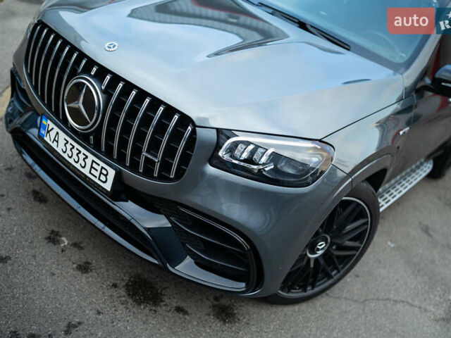 Серый Мерседес ГЛС-Класс, объемом двигателя 3.98 л и пробегом 42 тыс. км за 163000 $, фото 48 на Automoto.ua