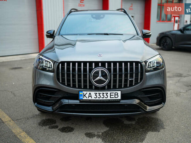 Серый Мерседес ГЛС-Класс, объемом двигателя 3.98 л и пробегом 42 тыс. км за 163000 $, фото 1 на Automoto.ua
