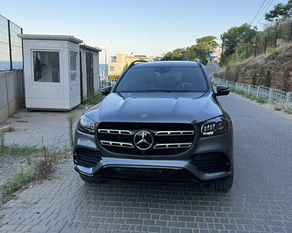 Серый Мерседес ГЛС-Класс, объемом двигателя 3.98 л и пробегом 65 тыс. км за 104999 $, фото 1 на Automoto.ua