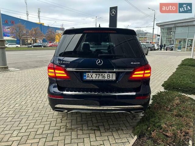 Синій Мерседес ГЛС-Класс, об'ємом двигуна 3 л та пробігом 191 тис. км за 35000 $, фото 3 на Automoto.ua