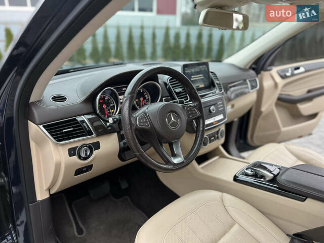 Синий Мерседес ГЛС-Класс, объемом двигателя 3 л и пробегом 138 тыс. км за 24900 $, фото 16 на Automoto.ua