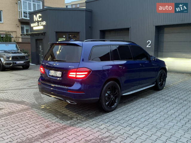 Синий Мерседес ГЛС-Класс, объемом двигателя 3 л и пробегом 215 тыс. км за 33499 $, фото 6 на Automoto.ua