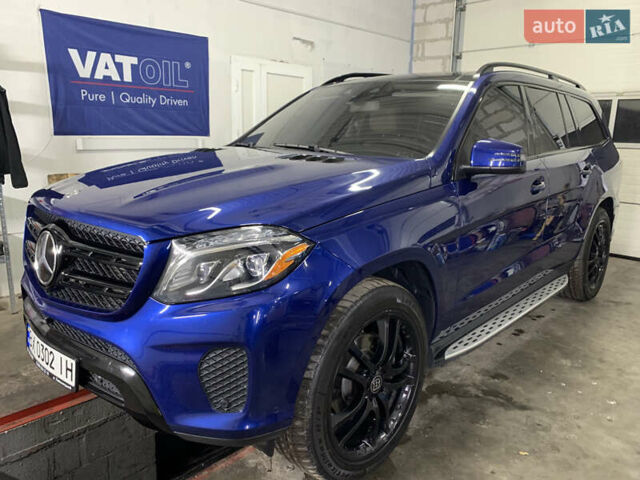 Синий Мерседес ГЛС-Класс, объемом двигателя 3 л и пробегом 215 тыс. км за 33499 $, фото 12 на Automoto.ua