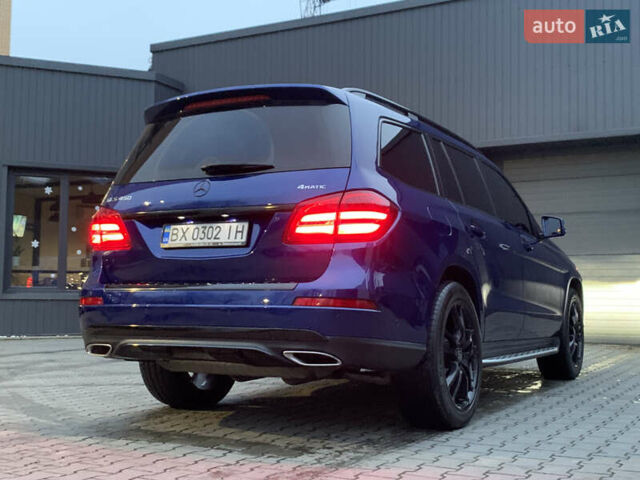 Синий Мерседес ГЛС-Класс, объемом двигателя 3 л и пробегом 215 тыс. км за 33499 $, фото 3 на Automoto.ua