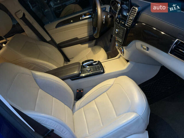 Синий Мерседес ГЛС-Класс, объемом двигателя 3 л и пробегом 215 тыс. км за 33499 $, фото 29 на Automoto.ua