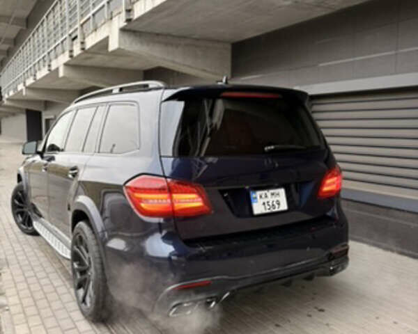 Синій Мерседес ГЛС-Класс, об'ємом двигуна 3 л та пробігом 140 тис. км за 29999 $, фото 3 на Automoto.ua