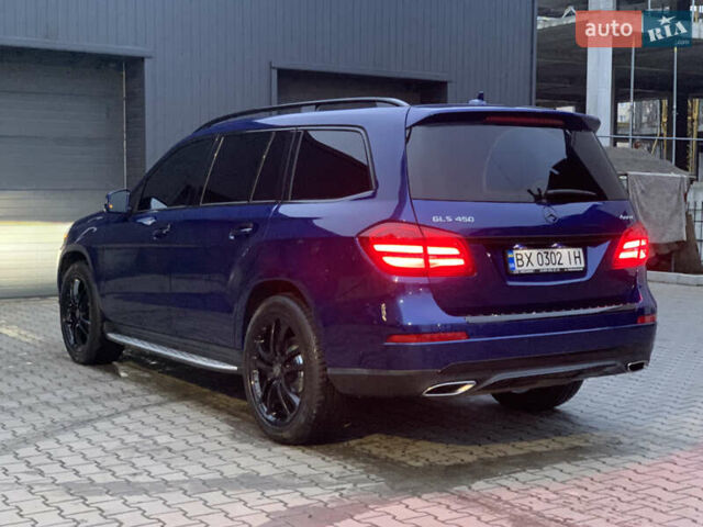 Синий Мерседес ГЛС-Класс, объемом двигателя 3 л и пробегом 215 тыс. км за 33499 $, фото 1 на Automoto.ua