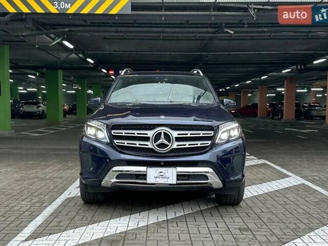 Синий Мерседес ГЛС-Класс, объемом двигателя 3 л и пробегом 86 тыс. км за 44990 $, фото 2 на Automoto.ua