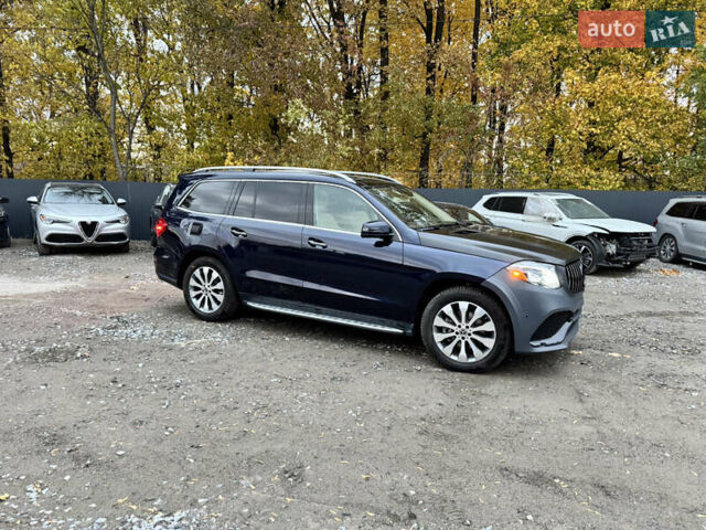 Синий Мерседес ГЛС-Класс, объемом двигателя 3 л и пробегом 52 тыс. км за 24900 $, фото 3 на Automoto.ua