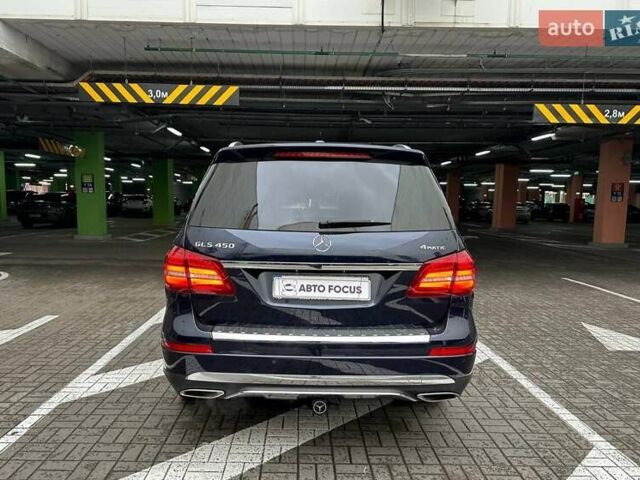 Синий Мерседес ГЛС-Класс, объемом двигателя 3 л и пробегом 86 тыс. км за 44990 $, фото 5 на Automoto.ua