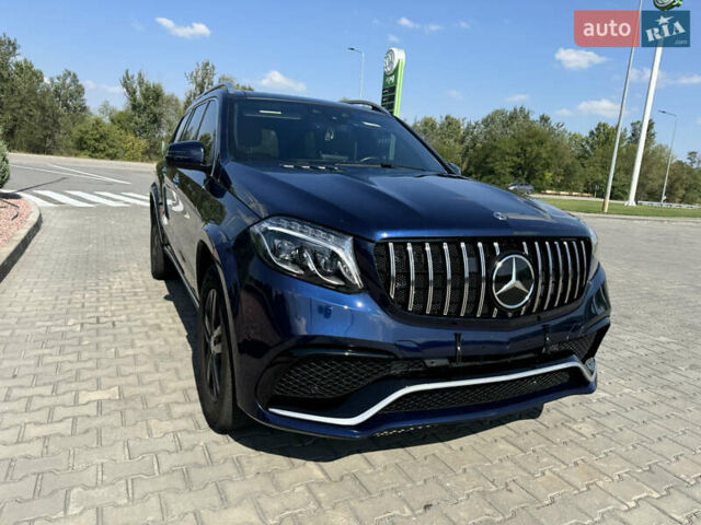 Синій Мерседес ГЛС-Класс, об'ємом двигуна 3 л та пробігом 81 тис. км за 33900 $, фото 3 на Automoto.ua
