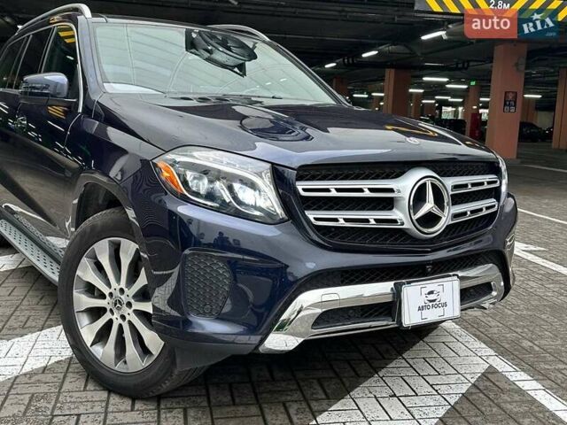 Синий Мерседес ГЛС-Класс, объемом двигателя 3 л и пробегом 86 тыс. км за 44990 $, фото 1 на Automoto.ua