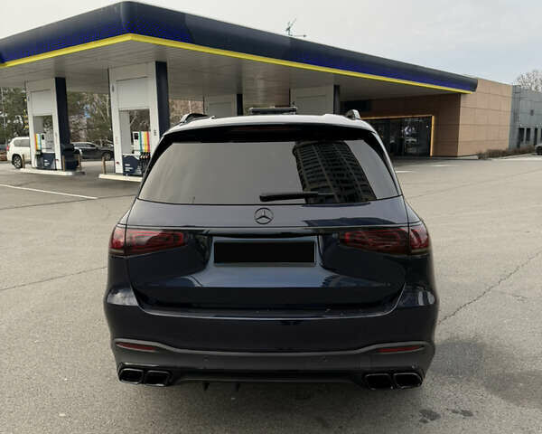 Синий Мерседес ГЛС-Класс, объемом двигателя 3 л и пробегом 130 тыс. км за 77500 $, фото 5 на Automoto.ua