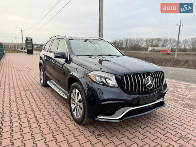 Синий Мерседес ГЛС-Класс, объемом двигателя 3 л и пробегом 52 тыс. км за 33800 $, фото 3 на Automoto.ua
