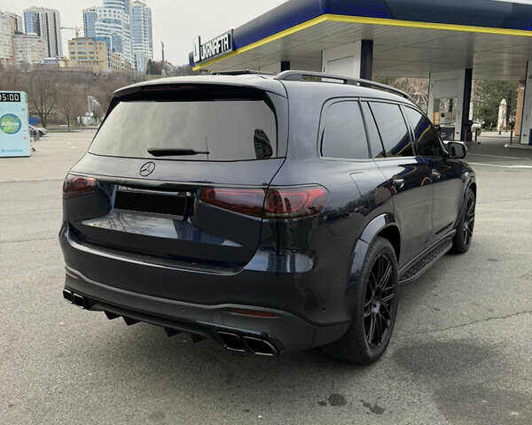 Синий Мерседес ГЛС-Класс, объемом двигателя 3 л и пробегом 130 тыс. км за 77500 $, фото 4 на Automoto.ua