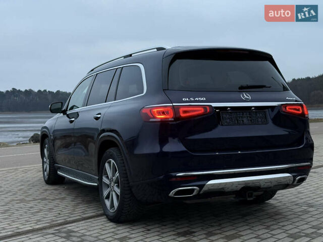 Синій Мерседес ГЛС-Класс, об'ємом двигуна 3 л та пробігом 81 тис. км за 59500 $, фото 3 на Automoto.ua