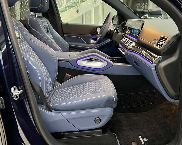 Синий Мерседес ГЛС-Класс, объемом двигателя 3 л и пробегом 66 тыс. км за 75000 $, фото 79 на Automoto.ua