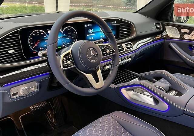 Синий Мерседес ГЛС-Класс, объемом двигателя 3 л и пробегом 66 тыс. км за 75000 $, фото 31 на Automoto.ua