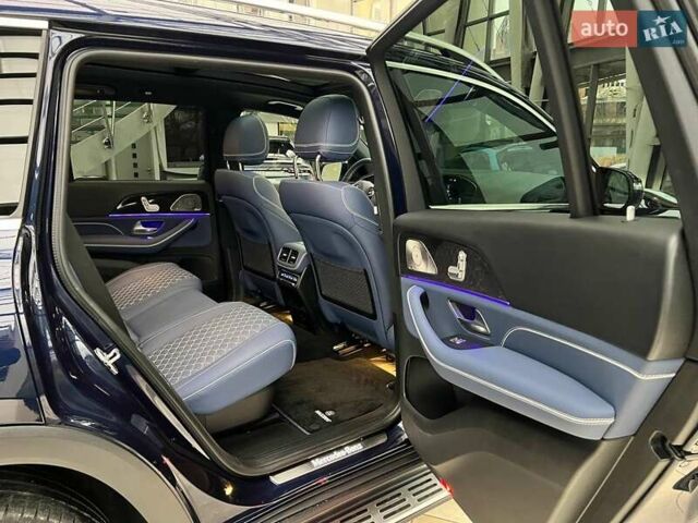 Синий Мерседес ГЛС-Класс, объемом двигателя 3 л и пробегом 66 тыс. км за 75000 $, фото 80 на Automoto.ua