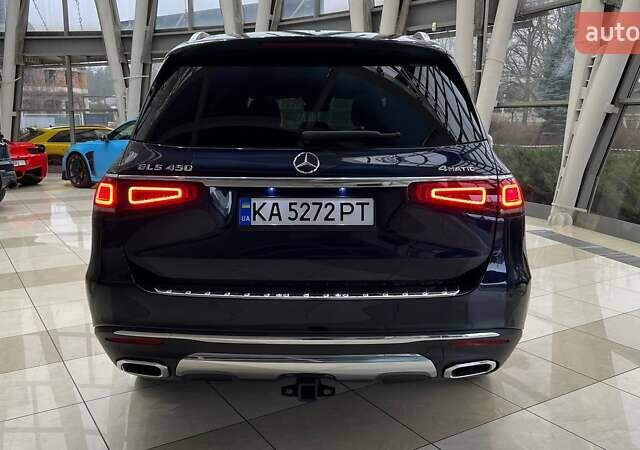 Синий Мерседес ГЛС-Класс, объемом двигателя 3 л и пробегом 66 тыс. км за 75000 $, фото 8 на Automoto.ua