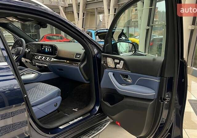 Синий Мерседес ГЛС-Класс, объемом двигателя 3 л и пробегом 66 тыс. км за 75000 $, фото 58 на Automoto.ua