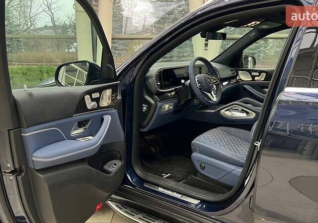 Синий Мерседес ГЛС-Класс, объемом двигателя 3 л и пробегом 66 тыс. км за 75000 $, фото 40 на Automoto.ua