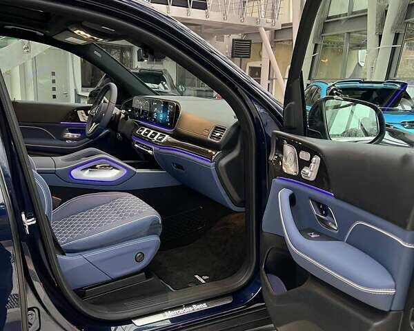 Синий Мерседес ГЛС-Класс, объемом двигателя 3 л и пробегом 66 тыс. км за 75000 $, фото 77 на Automoto.ua