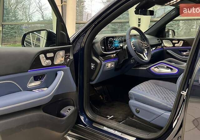 Синий Мерседес ГЛС-Класс, объемом двигателя 3 л и пробегом 66 тыс. км за 75000 $, фото 69 на Automoto.ua