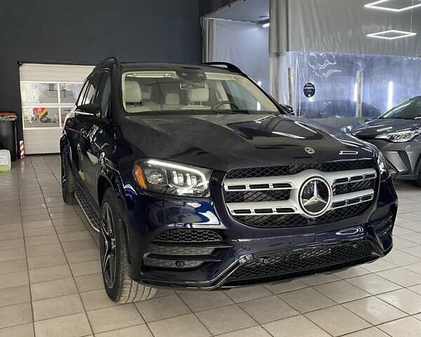 Синій Мерседес ГЛС-Класс, об'ємом двигуна 3 л та пробігом 60 тис. км за 83333 $, фото 2 на Automoto.ua