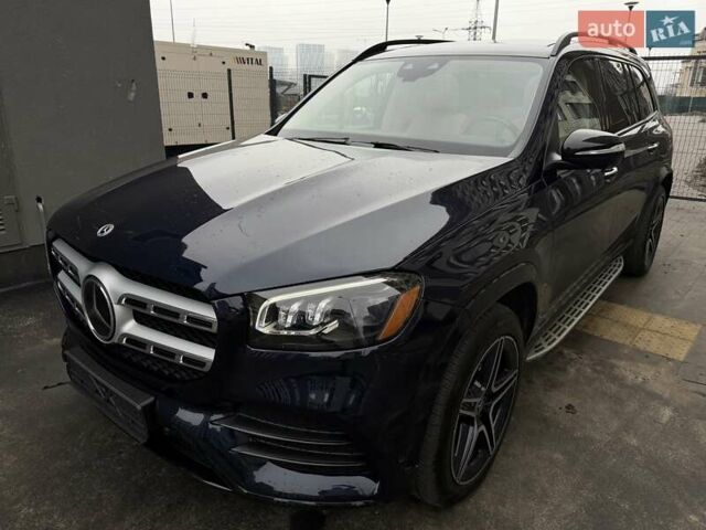 Синий Мерседес ГЛС-Класс, объемом двигателя 3 л и пробегом 60 тыс. км за 77333 $, фото 84 на Automoto.ua