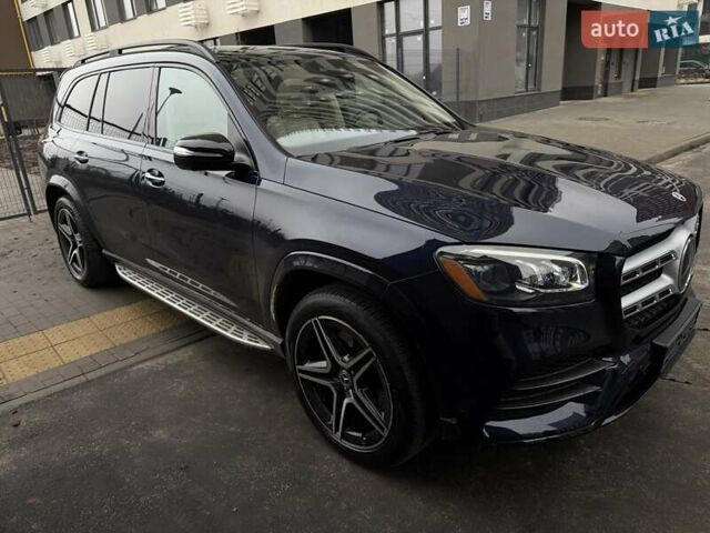 Синий Мерседес ГЛС-Класс, объемом двигателя 3 л и пробегом 60 тыс. км за 77333 $, фото 76 на Automoto.ua