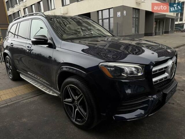 Синий Мерседес ГЛС-Класс, объемом двигателя 3 л и пробегом 60 тыс. км за 77333 $, фото 77 на Automoto.ua