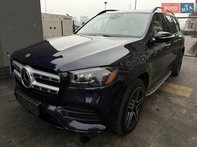 Синий Мерседес ГЛС-Класс, объемом двигателя 3 л и пробегом 60 тыс. км за 77333 $, фото 85 на Automoto.ua
