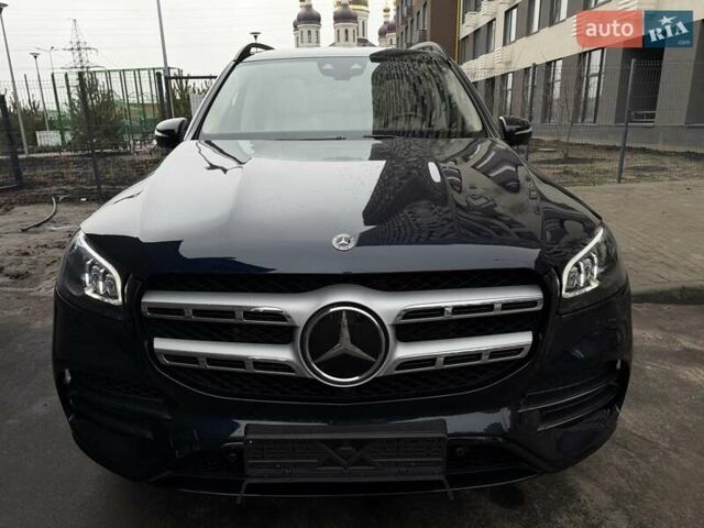 Синий Мерседес ГЛС-Класс, объемом двигателя 3 л и пробегом 60 тыс. км за 77333 $, фото 82 на Automoto.ua